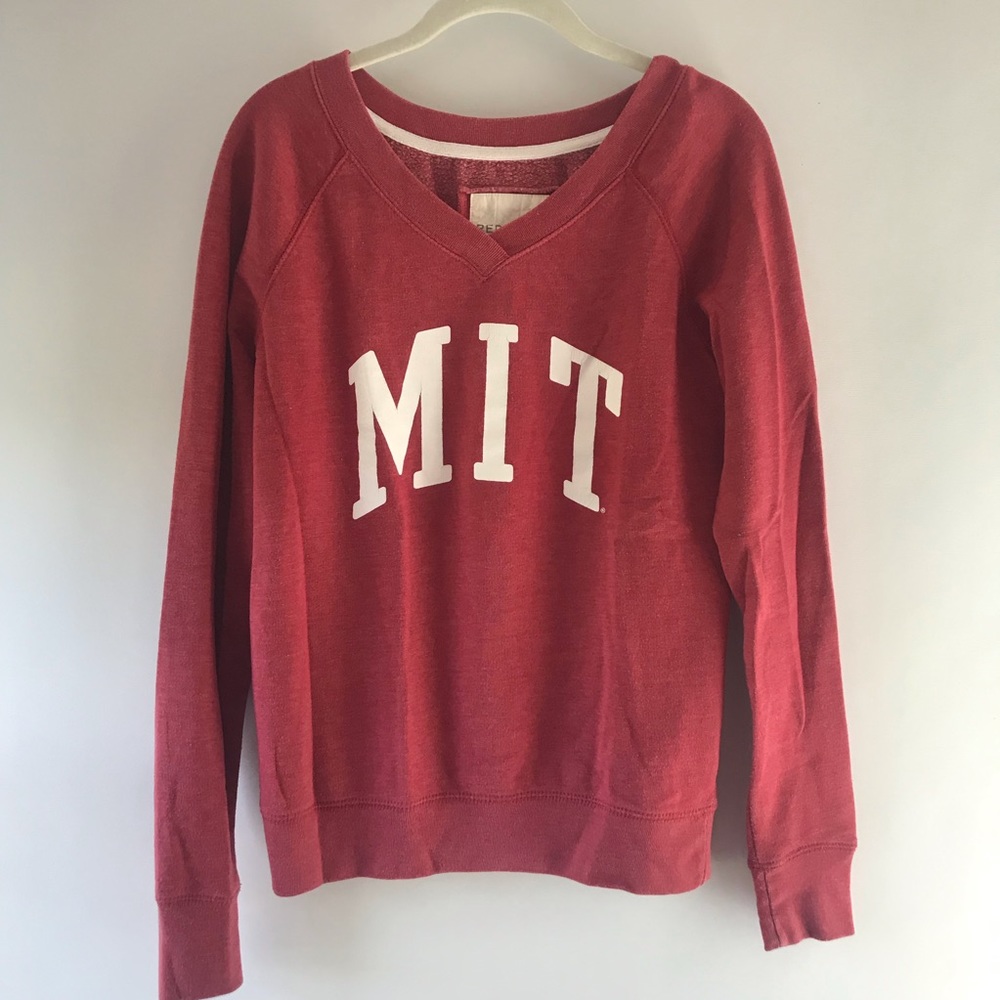 MIT v neck sweatshirt